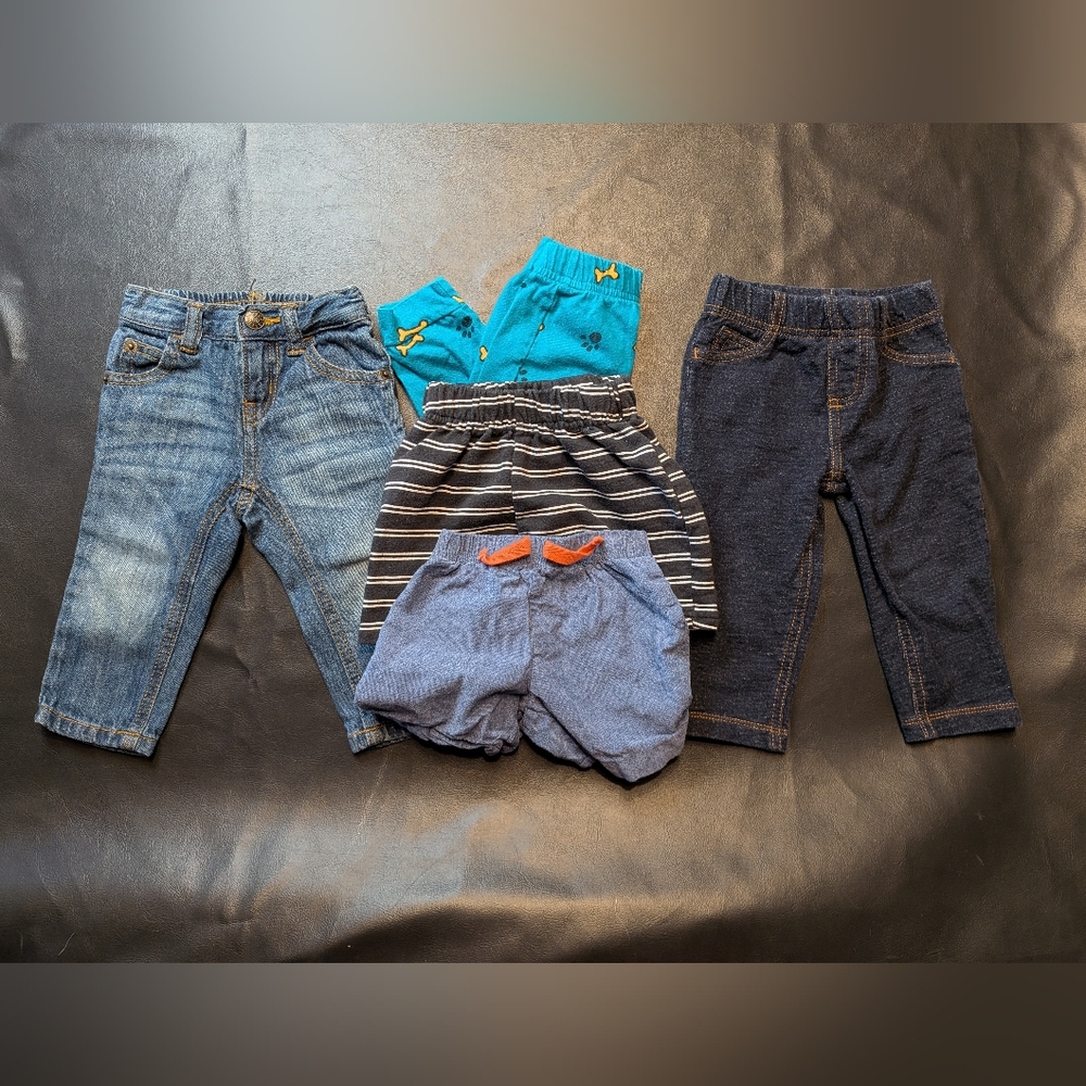 Baby & Toddler Clothing Lot - Mixed Neutrals with Red & Navy - Picture 7 of 7